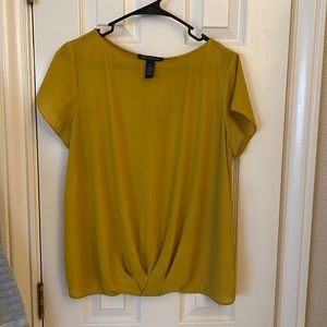 INC flutter sleeve blouse